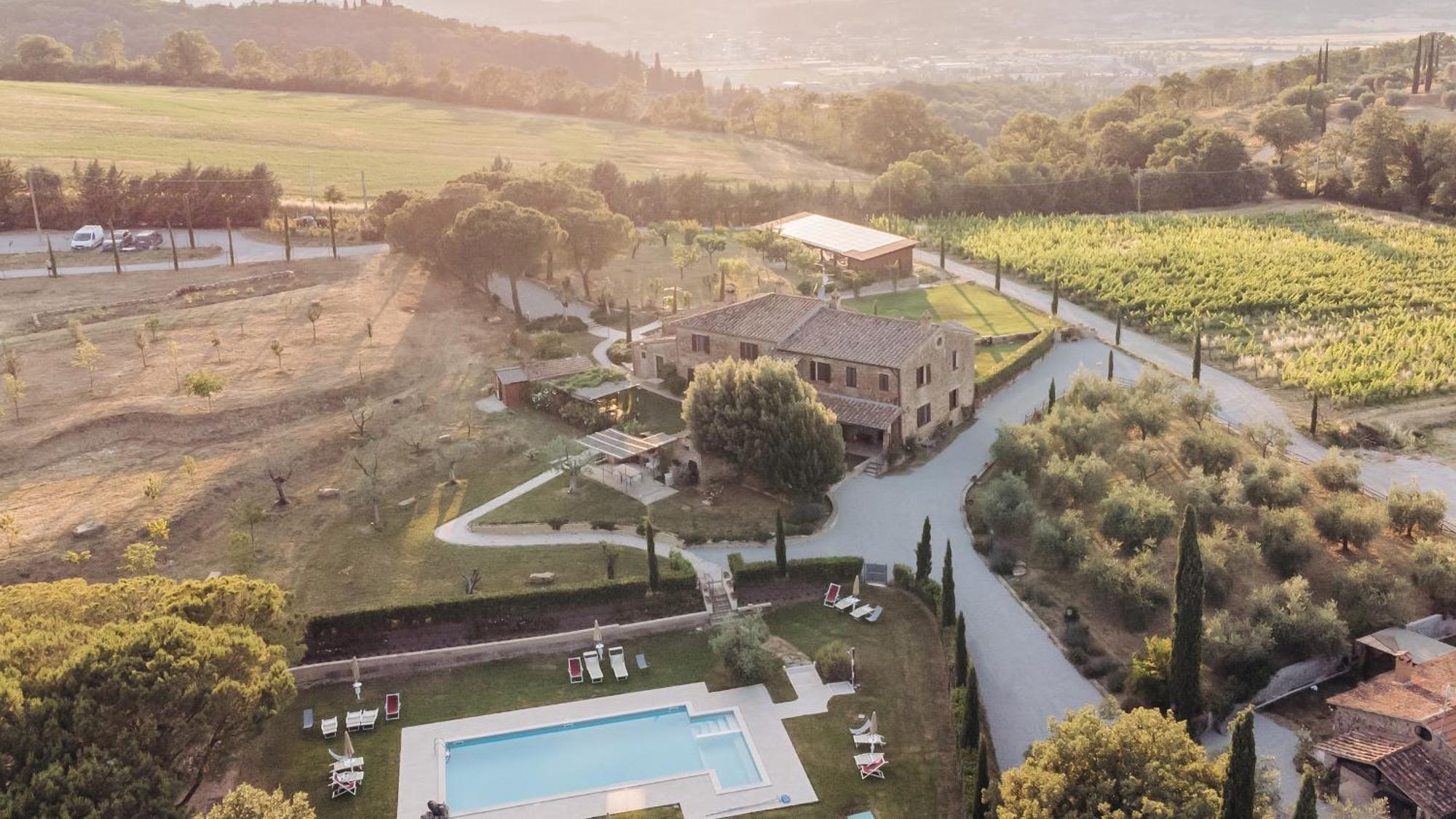 הוילה Città della Pieve Borgo Siliano - Antico Podere Siliano מראה חיצוני תמונה
